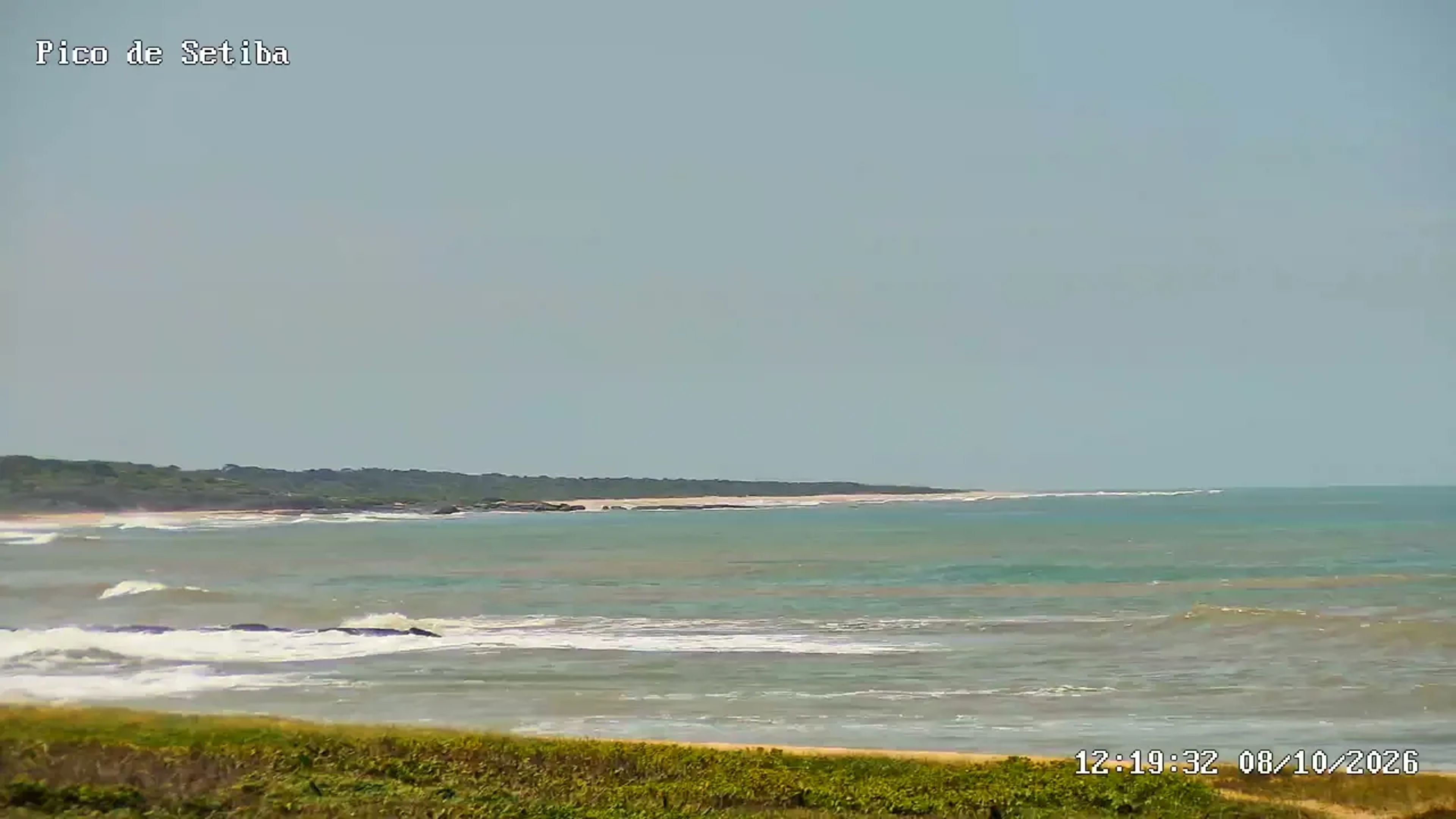 Câmera ao vivo Pico de Setiba - Praia de Setiba, Guarapari ES